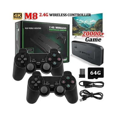 CONSOLA VIDEOJUEGOS M8 2024 4K MANDO RECARGABLES - 1