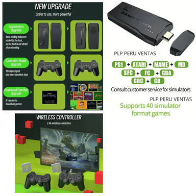 CONSOLA VIDEOJUEGOS M8 2024 4K MANDO RECARGABLES - 2
