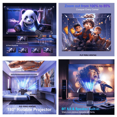 PROYECTOR HY320 MINI SMART 4K ANDROID11 WIFI BLUETOOTH - 3