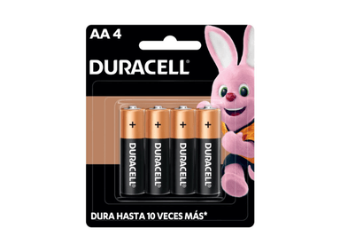 PILAS ALCALINAS DURACELL 1,5V AA