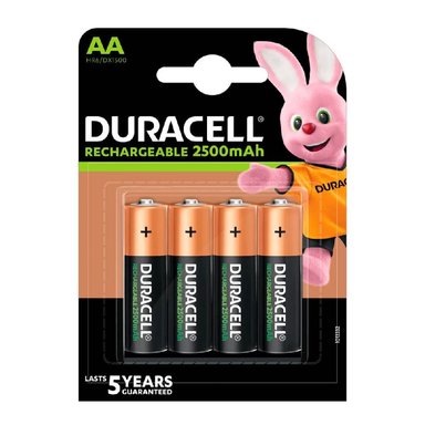 PILAS DURACELL RECARGABLES 2500 MAH - 2