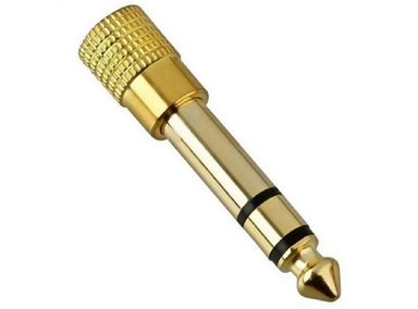 ADAPTADOR DE AUDÍFONOS NEXUS 3.5MM A 6.5MM(DORADO) - 2