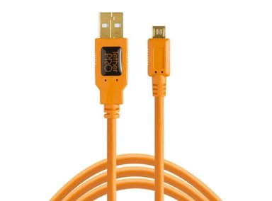CABLE TETHER TOOLS USB 2.0 TIPO A A USB MICRO-B CON 5 PINES 5 METROS - 1