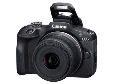CÁMARA CANON MIRRORLESS EOS R100 24.1MPX + LENTE RF S 18-45MM F/4.5-6.3 IS STM + KIT DELUXE - 2