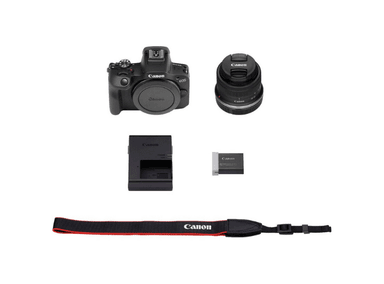 CÁMARA CANON MIRRORLESS EOS R100 24.1MPX + LENTE RF S 18-45MM F/4.5-6.3 IS STM + KIT DELUXE - 5