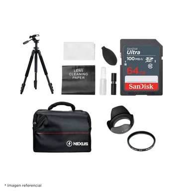 CÁMARA CANON R10 FULL HD 1920 X 1080 24.2MPX EOS + LENTE RF-S 18-45MM + KIT ULTIMATE ACCESORIOS - 5