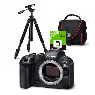 CÁMARA CANON EOS R6 MARK II CUERPO SOLO + KIT DELUXE - 1