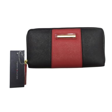 BILLETERA TOMMY HILFIGER 69J4952 1 NEGRO GRANDE CON CIERRE