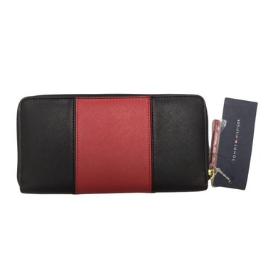 BILLETERA TOMMY HILFIGER 69J4952 1 NEGRO GRANDE CON CIERRE - 2