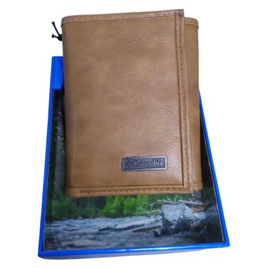 BILLETERA TRIFOLD COLUMBIA HOMBRE - MARRÓN