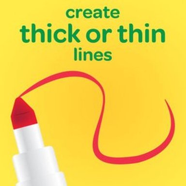 PACK PLUMONES CRAYOLA 58-5100 100 UNIDADES LETTERING SUPER TIPS - 3