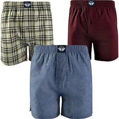 PACK X 3 BÓXER WOVEN 100 ALGODÓN DOCKERS - MULTICOLOR