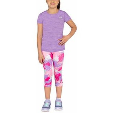 CONJUNTO NIÑA SKECHERS 3 PIEZAS LEGGIN + BIVIDÍ + POLO - 4