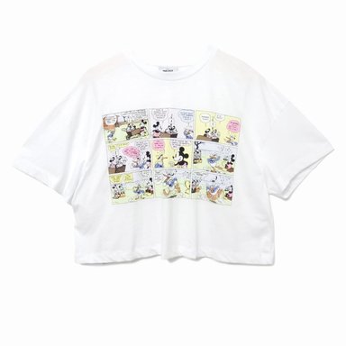 POLO MANGA CORTA ALGODÓN MUJER DISNEY BLANCO MICKEY AND FRIENDS