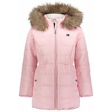 CASACA NIÑA TOMMY HILFIGER ROSADO ESQUIMAL - 3