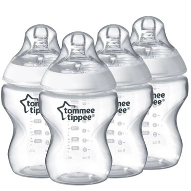 BIBERÓN TOMMEE TIPPEE ANTICÓLICOS BLANCO 9 OZ PACKX4