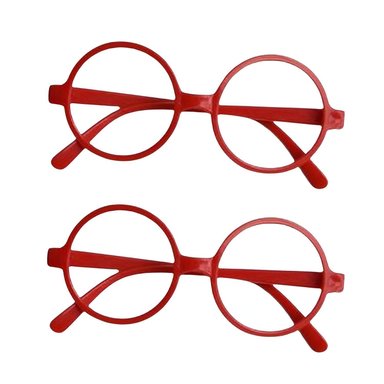 PACK PROTECCIÓN UV MARVELOUS HARRY POTTER X2 MONTURA DE LENTES O GAFAS REDONDOS NIÑOS ROJO