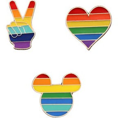 PACKX3 PINES DE METAL LOVE IS LOVE