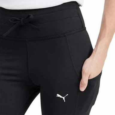 LEGGIN MUJER PUMA NEGRO MALLA ALGODÓN CON BOLSILLOS - 3