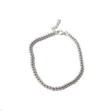 PULSERA DE PLATA 925 TIPO BOLITAS - S