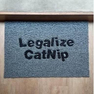 TAPETE MARVELOUS LEGALIZE DE EXTERIOR TIPO NOMAD O FELPUDO ATRAPA MUGRE GRIS CATNIP
