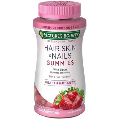 HAIR SKIN AND NAILS BIOTINA 2500 MCG CABELLO PIEL Y UÑAS - 230 GOMITAS