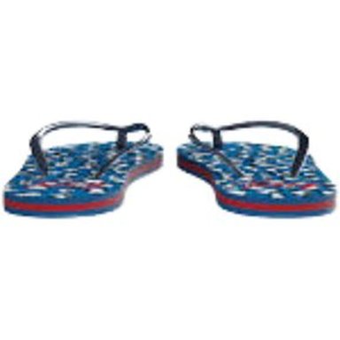 SANDALIAS NIÑA TOMMY HILFIGER AZUL 69J6065 400 SLIDE ANIMAL PRINT - 2