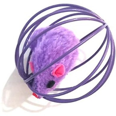 PACKX2 JUGUETE PARA GATO CON RATON EN JAULA - 2