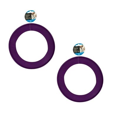 PACK PERROS DI246 SUPETMARKET X2 JUGUETE DE DISCO PARA PERRO