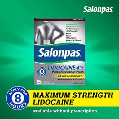 PARCHES ANALGÉSICO SALONPAS FORTE - 15 PARCHES GRANDES - 2