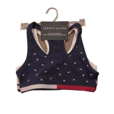 PACKX2 TOP PARA NIÑA TOMMY HILFIGER BLANCO Y AZUL S