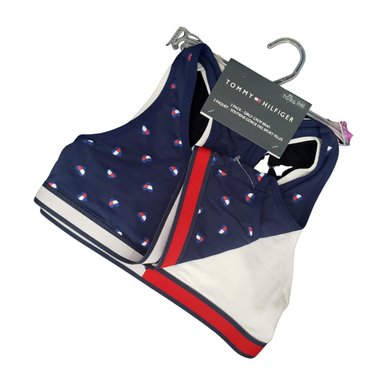 PACKX2 TOP PARA NIÑA TOMMY HILFIGER BLANCO Y AZUL M - 2
