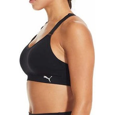 TOP MUJER PUMA NEGRO ACTIVE BRA 1489317 SUJETADOR DEPORTIVO PACK X 3 - 3