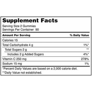 VITAMINA C KIRKLAND 180 GOMITAS 250 MG SIGNATURE - 4