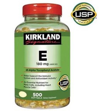 VITAMINA E KIRKLAND 500 SOFTGELS 180 MG SIGNATUR