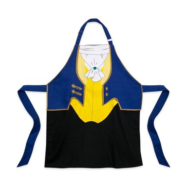 MANDIL DISNEY AZUL MARINO O DELANTAL COCINA DISEÑO LA BELLA LA BESTIA