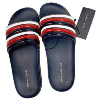SANDALIAS UNISEX TOMMY HILFIGER AZUL DIONE SLIDE - 4