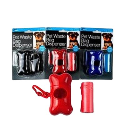 PACK SUPETMARKET DI538 X2 DISPENSADOR DE BOLSAS PARA DESECHOS DE MASCOTAS PERRO CON BOLSAS