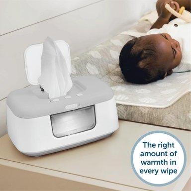 CALENTADOR PAÑITOS HUMEDOS JOOL BABY TINYBUMS BLANCO CON LUZ LED - 4