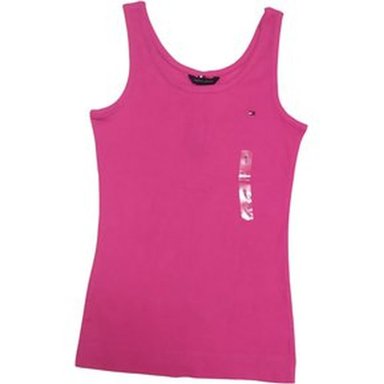 CAMISETA SIN MANGAS ALGODÓN MUJER TOMMY HILFIGER FUCSIA 76J3088 651 O BVD