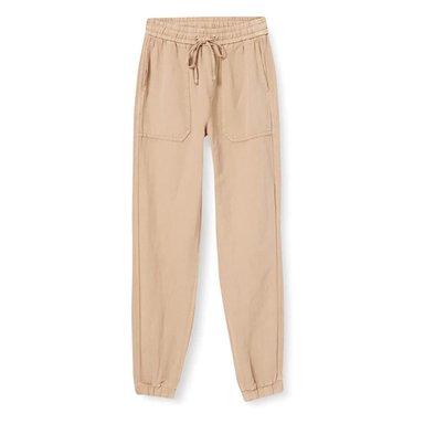 PANTALON JOGGER DE TELA TOMMY HILFIGER - BEIGE