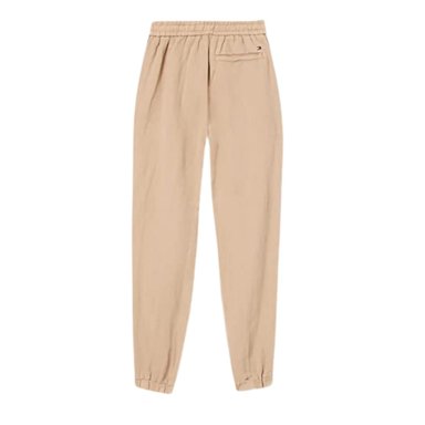 PANTALÓN JOGGER  ALGODÓN MUJER TOMMY HILFIGER BEIGE - 2