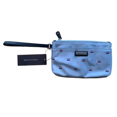CARTERA TOMMY HILFIGER 69J5069-450 CELESTE DE MANO WRISLET BANDERAS - 3