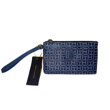 CARTERA TOMMY HILFIGER 69J2239-420 AZUL DE MANO WRISLET MONOGRAM