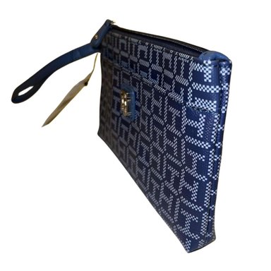 CARTERA TOMMY HILFIGER 69J2239-420 AZUL DE MANO WRISLET MONOGRAM - 2