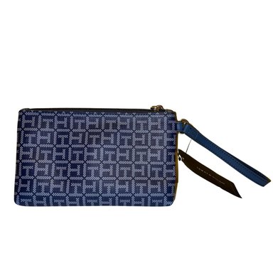 CARTERA TOMMY HILFIGER 69J2239-420 AZUL DE MANO WRISLET MONOGRAM - 4