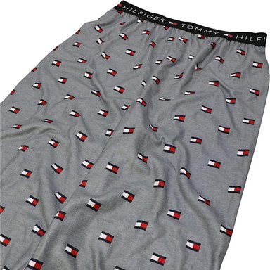 PANTALÓN BUZO NIÑO TOMMY HILFIGER PLOMO SLEEPWEAR TIPO PIJAMA - 2