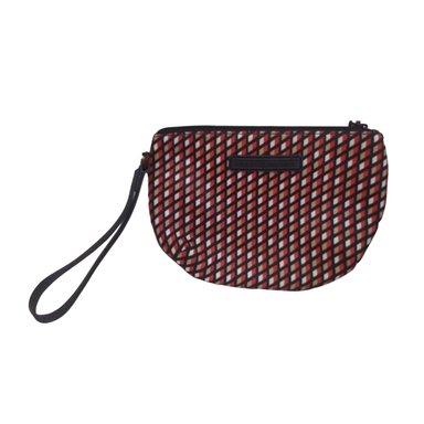 CARTERA TOMMY HILFIGER 69J2239 AZUL DE MANO O WRISLET MONOGRAM /ROJO - 2