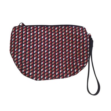 CARTERA TOMMY HILFIGER 69J2239 AZUL DE MANO O WRISLET MONOGRAM /ROJO - 3