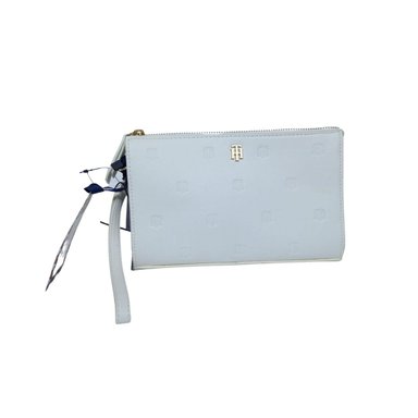 CARTERA TOMMY HILFIGER 69J6870 BLANCO DE MANO WRISLET MONOGRAM